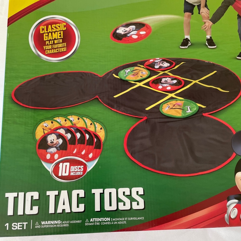 Disney Mickey Mouse TIC TAC TOSS game 3+